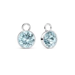 Bella 2 Carat Mix Charms with Swarovski Light Azore Rhodium Plated