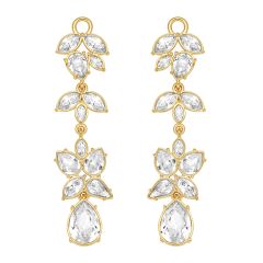 Tatiana Floral Drop Mix Charms Gold Plated