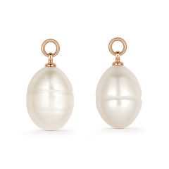 Baroque Freshwater Pearl Mix Charms Freshwater Pearl Rose Gold Plated