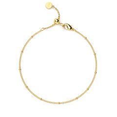 Droplet Bracelet Gold Plated
