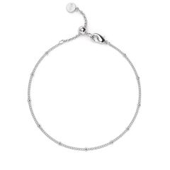 Droplet Bracelet Silver Plated