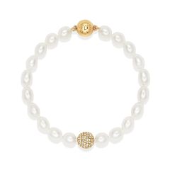 Serenity Freshwater Pearl Bracelet Freshwater Pearl Gold Plated