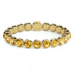 Statement Tennis Bracelet Crystal Golden Shadow Crystals Gold Plated